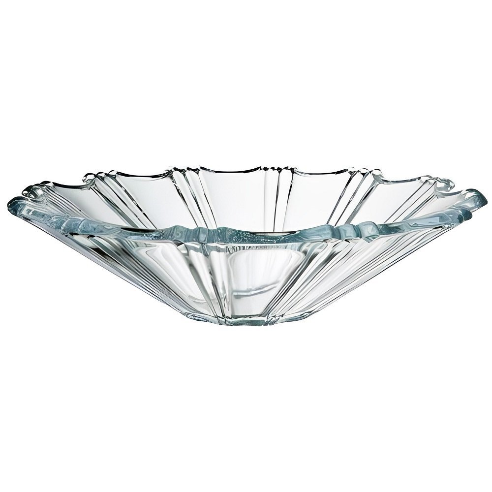 Fruteira Decorativa - Centro de Mesa de Vidro - Peça Decorativa de Vidro 32cm