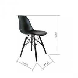 Cadeira Base Em Aço Eames Dsw  - 4