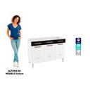 Ver imagem 4 de Balcão Gabinete Cozinha Aço Telasul Mirage New Para Pia
