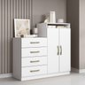 Cômoda 2 Portas 4 Gavetas Lucy Branco - 5