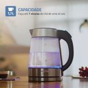 Ver imagem 5 de Chaleira Elétrica Glass View 1,7L Vidro com LED 1900W 220V Ce-19-Gi - Mondial