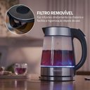 Ver imagem 6 de Chaleira Elétrica Glass View 1,7L Vidro com LED 1900W 220V Ce-19-Gi - Mondial