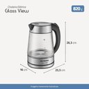 Ver imagem 2 de Chaleira Elétrica Glass View 1,7L Vidro com LED 1900W 220V Ce-19-Gi - Mondial