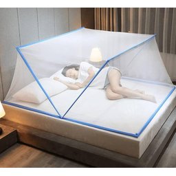 Super Tela Mosquiteiro para Cama Casal Dobrável Portátil e Pratica - 3