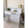 Balcão Reto para Atendimento Recepção Salão Caixa - 2