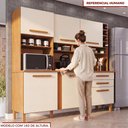 Ver imagem 6 de Cozinha Completa Amanda 6 Portas 2 Gavetas MDF-MDP 182cm Cinamomo Arenas Tudo de Móveis