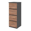 Ver imagem 3 de Jogo Arquivo com Mesa de Computador Cuba Noce Preto