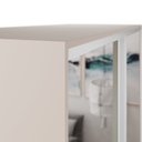 Ver imagem 7 de Guarda Roupa Solteiro 100% MDF BP com 2 Portas Espelho Zermatt Bege