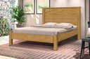 Ver imagem 1 de Cama Lio Casal 100% Mdf com Estrado em Madeira Cor Nature Ja