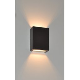 Luminária Arandela Alumínio 2 Focos G9 Interna / Externa Parede Muro Jardim - 6205 - Preto Texturiza - 2