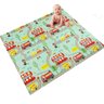 Tapete Infantil Criança Bebe Atividades Tatame Emborrachado Dupla Face Dobravel Macio Anti Impacto D - 1