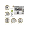 Guarda Roupa Casal 100% MDF BP com 3 Portas Espelho Zermatt - 7