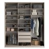 Guarda Roupa Casal 100% MDF BP com 3 Portas Espelho Zermatt - 6