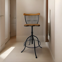 Ver imagem 4 de Banqueta Bistrô Regulável Ferro e Madeira