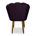 Ver imagem 3 de Kit 02 Cadeiras para Mesa de Jantar Flor Pés Palito Balaqui Decor Roxo