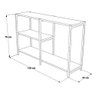 Aparador Industrial Artesania Preto 120cm - 3