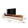 Rack para Tv até 85 Polegadas 2.2 Wood Mel/pérola - 3