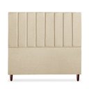 Ver imagem 1 de Cabeceira Estofada Cama Box Queen Carla 160cm Linho:bege