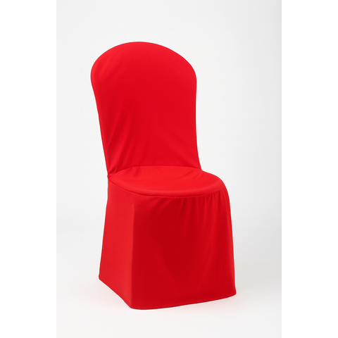 Capa Cadeira Plástico sem Braço, Bar, Restaurante e Eventos:vermelho