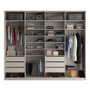 Ver imagem 5 de Guarda Roupa Casal 100% MDF BP com 4 Portas Espelhos Zermatt Bege