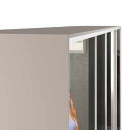 Guarda Roupa Casal 100% MDF BP com 4 Portas Espelhos Zermatt - 7