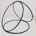 Ver imagem 2 de Suporte Argola G para Kokedama (20x20x20) Preto Jc Jardim