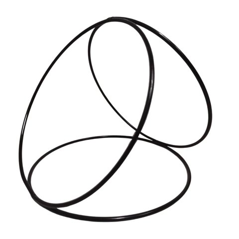 Suporte Argola G para Kokedama (20x20x20) Preto Jc Jardim