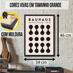 Quadro Decoração Escritorio Minimalista Coleção Bauhaus 15 - 5