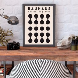 Quadro Decoração Escritorio Minimalista Coleção Bauhaus 15 - 4