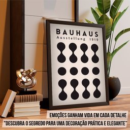 Quadro Decoração Escritorio Minimalista Coleção Bauhaus 15 - 2