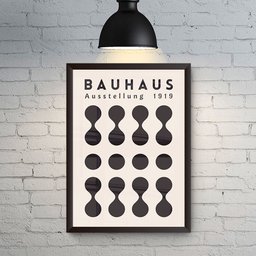 Quadro Decoração Escritorio Minimalista Coleção Bauhaus 15 - 6