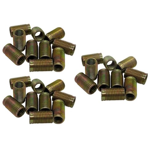 Rosca Postiça Bucha Roscada - M8x1,25 - M10x1,25 - 30 Pçs