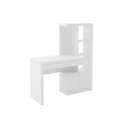 Ver imagem 1 de Mesa Multiuso Escritório Me4143 C/ 2 Portas e 1 Gaveta Branco - Tecno Mobili