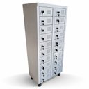 Ver imagem 2 de Armário para Celular 20 Portas com Chave em Aço Steelon Móveis