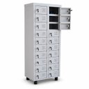 Ver imagem 4 de Armário para Celular 20 Portas com Chave em Aço Steelon Móveis