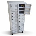Ver imagem 3 de Armário para Celular 20 Portas com Chave em Aço Steelon Móveis