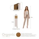 Ver imagem 3 de Balcão de Cozinha Porta Condimentos 1 Porta 20cm com Pés e Tampo 100% BP Organic Marrom/Nature/Sand