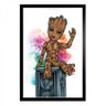 Quadros decorativos Desenho Baby Groot Guardião da Galaxia - 1