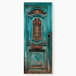 Adesivo de Porta - Porta Velha 1 - 4