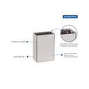 Ver imagem 3 de Lixeira Tramontina Wall 30 Litros em Aço Inox para Fixação na Parede