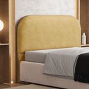 Ver imagem 3 de Cabeceira Cama Box Queen 160cm Orgânica Lanna W01 Couríssimo Fendi - Lyam Decor
