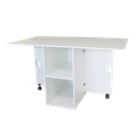 Ver imagem 1 de Mesa Dobrável para Corte de Tecidos - Cor Branco - Cód. 704
