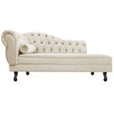 Ver imagem 7 de Kit Diva Recamier Juliana 160cm Lado Direito e 01 Poltrona Classic Suede Bege - Amarena Móveis