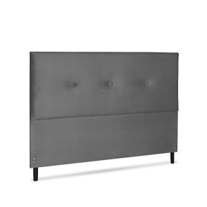 Cabeceira Miami Jbe Moveis King Size 1,95 Casal Diamond Luxo Cama Box Linha Quartos Cinza