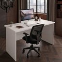 Ver imagem 3 de Mesa de Computador Retangular Diretor Moderno MDP 150cm Branco Móveis Ilan