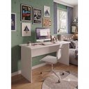 Ver imagem 2 de Mesa de Computador Retangular Diretor Moderno MDP 150cm Branco Móveis Ilan