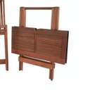 Ver imagem 5 de Mesa Dobrável Cas Abao Marrom/Madeira