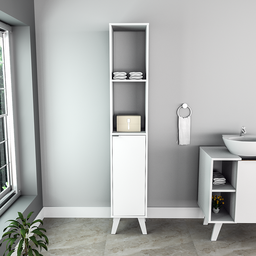 Armário Multiuso 1 Porta 4 Prateleiras Slim Appunto - 1