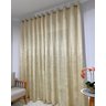 Cortina Cetim Sala Quarto 4,00 X 2,60 Efeito Cristal Oferta Dourado - 2