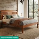 Ver imagem 2 de Cama Queen Madeira Macica Veneza 169 cm Mogno Mell Nath